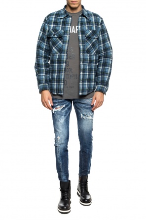 Flannel, insulated shirt with a plaid motif, zdjęcie 2 Flannel, insulated shirt with a plaid motif od Dsquared2